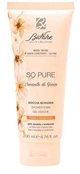 Bionike So Pure - Incanto di Gioia Doccia Schiuma per Pelli Sensibili, Azione Riequilibrante e Idratante, Dona Protezione e Morbidezza alla Pelle, 200ml