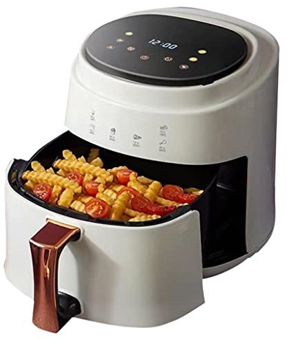 Fryers 8L Large-capacity Smart Electric Fryer Household 1400W Big Firepower Timing Touch Screen LCD French Fries Machine (Chinese Screen)