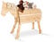 Holzpferd Niels für Draußen von PINOLINO - Spielpferd und Pferd zum Reiten für Kinder - Kreativität, Fantasie, Motorik - naturbelassenes XL Holz Pferd mit Mähne - Voltigierpferd