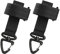 Cdemiy Handschuhhalter, 2 Stück Handschuh Halterung Gürtel, Multifunktionales Nylon Handschuh Clip, Einstellbar Handschuhe Halter, Handschuh Klammer für Polizei Feuerwehr Woker Wanderer (Schwarz)
