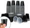 200 Kleine Schwarze Party Becher, 2 Oz ca. 5 cl. Black Shot Cups Plastik wiederverwendbare Schnapsgläser Original von MBP MybeerPong®