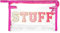 Y1tvei Chenille Brief Makeup Taschen - Varsity Stuff Preppy Patch Tragbare Reise Kosmetiktasche Kulturbeutel Transparent PVC Wasserdicht Clear Bag mit Reißverschluss für Mädchen Damen (Rosenrot)