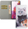 LEMAXELERS Galaxy A25 5G Hülle, Samsung Galaxy A25 5G Handyhülle Niedliche Katze Mädchen Flip Case PU Leder Cover Magnet Schutzhülle Handytasche für Samsung Galaxy A25 5G,XC Three Cats