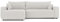 GREKPOL Sofa mit Schlaffunktion 278x145 Sofa 3 Sitzer XL - Ecksofa mit Schlaffunktion und Bettkasten - Schlafsofa mit Bettkasten - Wohnzimmer Couch