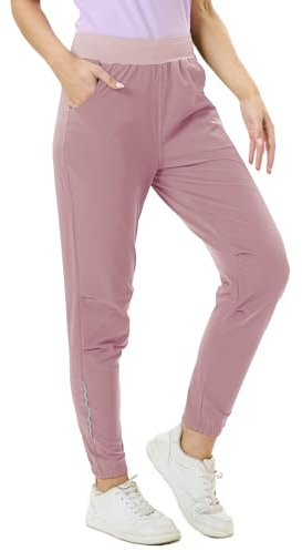DMVOD Jogginghose, Jogginghose für Damen, Jogginghose für Damen, Sporthose, Wandern, Workout, Fitnessstudio, Reisen, Baggy, lockere Lounge, lässig, Pink-XL