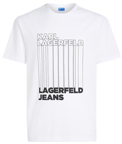 Karl Lagerfeld Jeans Herren Regular Barcode T-Shirt