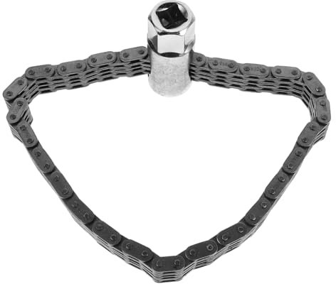 SOLUSTRE Ölfilterschlüssel mit 52-glied Kette aus Chrom Vanadium Stahl