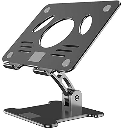AMISENK Aluminum Laptop Stand Foldable Lift Height/Anlge Adjustable For Notebook Cooling Holder For For Laptop Extension Table For Sewing Machine
