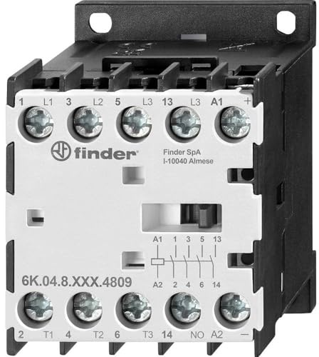 Finder 6K.04.9.024.4809 Nennspannung: 230 V Schaltstrom (max.): 20 A 3 Schließer, 1 Schließer 1 St.