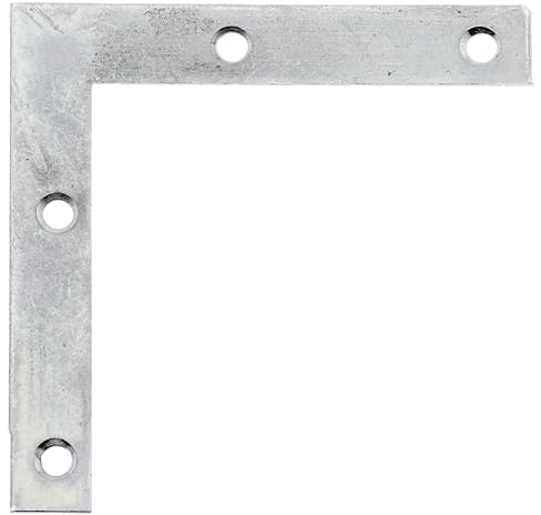Alberts 848989 Möbelwinkel | sendzimirverzinkt | 75 x 75 x 12 mm | 50er Set