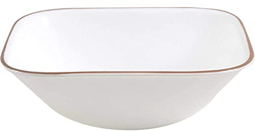 Corelle Square Kyoto Leaves 22-Oz Soup / Cereal Bowl by CORELLE