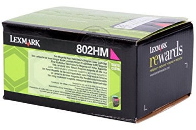 Lexmark High Yield Toner Cartridge, magenta C2HM0
