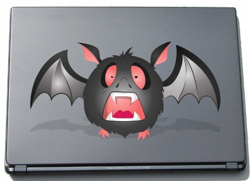pinkelephant Laptop-Aufkleber - Fledermaus 06 - bat - Laptop Skin - 297 mm Aufkleber