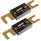 tomzz Audio 5800-020 ANL Sicherung 80A vergoldete Kontakte 2 Stück für KFZ Car HiFi Auto Endstufen Sicherungshalter