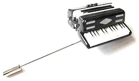 Miniblings Akkordeon Krawattenhalter Anstecknadel Pin Harmonika Schifferklavier