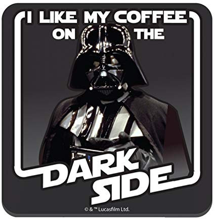 Star Wars I Like My Coffee On The Dark Side Untersetzer
