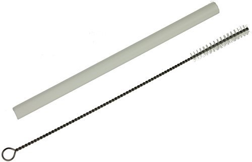 Milchansaugrohr 5313229871 + Piebert Reinigungsbürste (8mm.) kompatibel mit DeLonghi Kaffeevollautomat