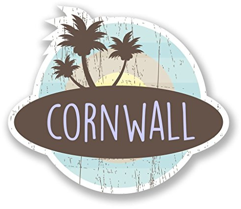 2 x 10cm/100mm Cornwall Cornwall Vinyl SELBSTKLEBENDE STICKER Aufkleber Laptop reisen Gepäckwagen Cool Zeichen Spaß #6767