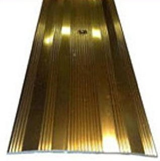 WDC ONLINE eXtreme® 61mm Carpet Door Plate Brass Threshold 3ft length - MULTI-PACK X 3