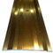 WDC ONLINE eXtreme® 61mm Carpet Door Plate Brass Threshold 3ft length - MULTI-PACK X 3