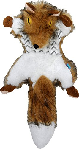 Dog & Co Country Fox Roadkill Hundespielzeug, klein, Braun und Weiß