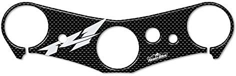 Resin Bike Aufkleber für Motorrad Kompatibel mit Yamaha R1 2007-2008. Gabelschutz vor Stößen und Kratzern. 3D-Harzklebstoff. Motorrad-Gadget - Stickers - Made in Italy