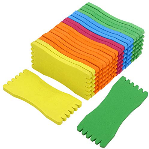 LIOOBO Aufwickler Angel Angelschnur Schaumplatte Angelzubehör 20 Stücke Zufällige Farbe 8x3CM
