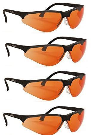 Terminator UV-400 Schutzbrille für Blaulicht und UV-Schutz, orange ( für оur асk )