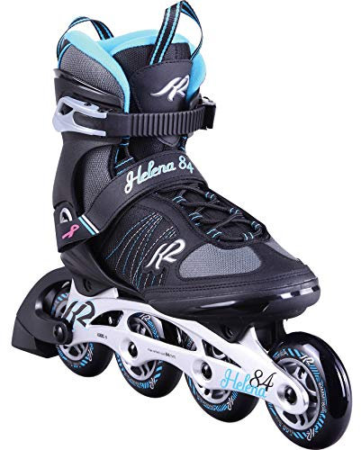 K2 Skates Damen Inline Skates Helena 84, Black - Blue, 30D0372.1.1.100