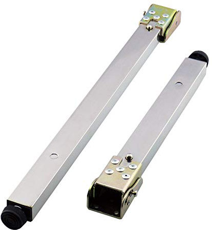 Pieds De Meubles Télescopiques Réglables En Acier Inoxydable Pieds De Table Pliants Lourds, Pieds De Support De Barre Faciles À Installer, Gain De Place, Industriel Moderne, Résistance À La Corro