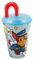Gold1 Kids Character Sports Tumbler 430ML Drinking Re-usable Plastic Cup with Straw (paw Patrol)