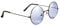 Lennon Style Clear Blue Flat Lens Round Retro Classic Sunglasses Vintage Hippy Tea Shades Unisex Steampunk UV400 Protection