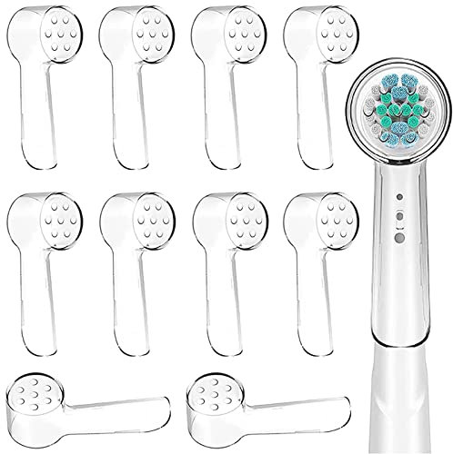 Zahnbürsten Abdeckungen 10pcs Elektrische Zahnbürstenköpfe Zahnbürste Kopf Abdeckungen Schutzkappe Tragbare Zahnbürsten Kopf Hüllen mit Lüftungsschlitzen Zahnbürste Schutzhülle für Reise und Zuhause