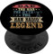 Dad Ham Radio Legend Lustige Bedienergra PopSockets mit austauschbarem PopGrip