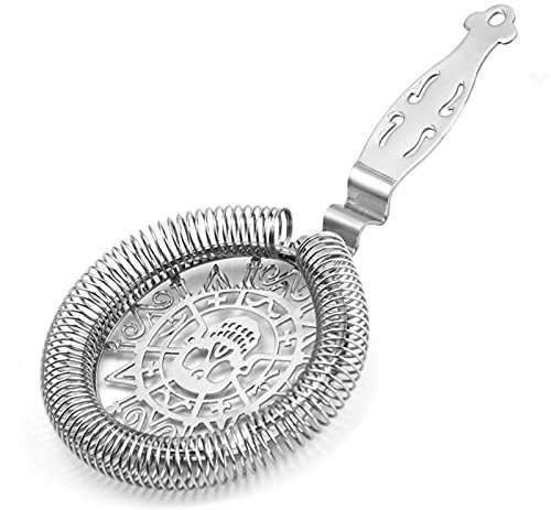 Colino Da Cocktail In Acciaio Inossidabile, Colino da cocktail con molla stacc(Argento)