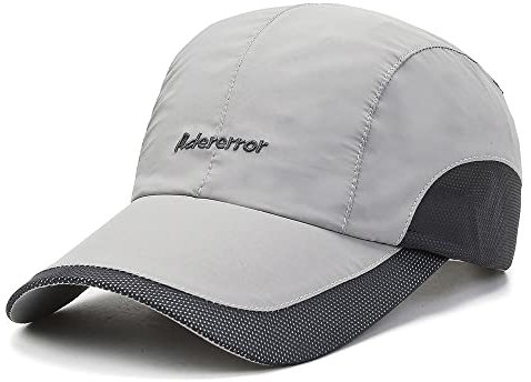 CLAPE Schnelltrocknend Basecap Herren Atmungsaktiv Sport Kappe Damen Sommer Mesh Baseball Cap Quick Dry Running Cap Unstructured Hat