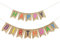 Happy Birthday Girlande, Geburtstag Leinenbanner, Geburtstagsdeko, Girlande geburtstag, Geburtstagsparty Dekoration für Babyparty und Erwachsene.