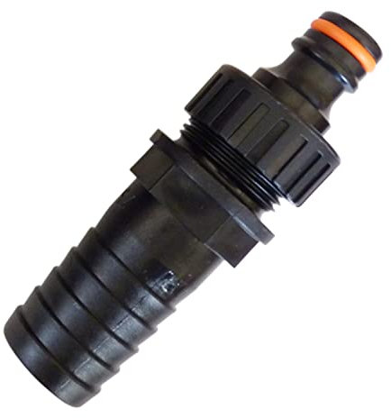netSells - Auswahl Größe - kompakter Adapter für Gardena Stecksystem auf 25 32 38 mm Pool Schlauch Schlauchverbinder Schlauchadapter, Hier: 1 Stück Ø 25 mm
