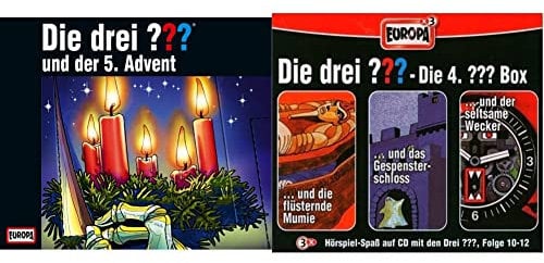 Die Drei ??? Der 5. Advent 3er Box [Audio-CD] & Die drei Fragezeichen - Die 4. Box. Box.4, 3 Audio-CDs