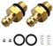 2 Sets High Pressure Washer Soap Injection Jets Kit 190593GS 190635GS 203640GS Brass Barbs Check Valve Balls with Springs O-Rings