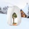 WEALSFUN Winterschutz für Pflanzen, 280x300cm Winterschutz Kübelpflanzensack Schutzhülle für Pflanzen als Baum Palmen Balkonpflanzen haube Zelt Atmungsaktiv - Reißfest,Weiß