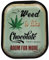 Rolling Tray aus Metall 18 x 14 x 1,6cm