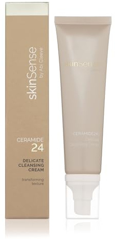 SkinSense Ceramide24 Delicate Cleansing Cream 100ml, Moisturising Cleanser, Gentle Luxury Cleanser for Dry Skin, Sensitive Skin Wash