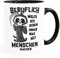 MoonWorks® Kaffee-Tasse Beruflich wollte ich schon immer was mit Menschen machen Sarkasmus Bürotasse weiß-innen-schwarz standard