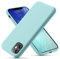OitiYaa Silicone Case Compatible with iPhone 11 Case 6.1 Inch, Soft Ultra Slim Protective Shockproof Liquid Silicone Phone Case with Anti-Scratch Microfiber Lining,Light Blue
