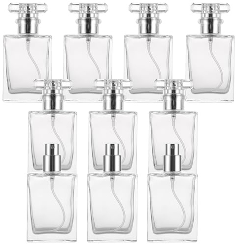 Oungy 10 Stück Kleine Parfüm flaschen zum Befüllen Parfümzerstäuber Glas 30ml Parfümflasche Leer Parfumn Flakon Leer Transparente Zerstäuber Parfüme für Parfüme Kosmetik Unterwegs Ätherisches Öl