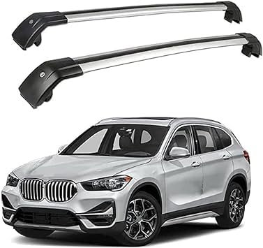 AutosDachgepäckträger für BMW X1 F48 2016-2020, Querstangen Gepäckträger Top Dachträger Relingträger, Fahrradträger, Dachboxen