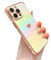 ZTOFERA for iPhone 14 Pro Case 6.1 inch,Cute Colorful Iridescent Plating Edge Case with Love Hearts Pattern,Camera Lens Protection Shockproof Phone Case for Women Girls,Iridescent White