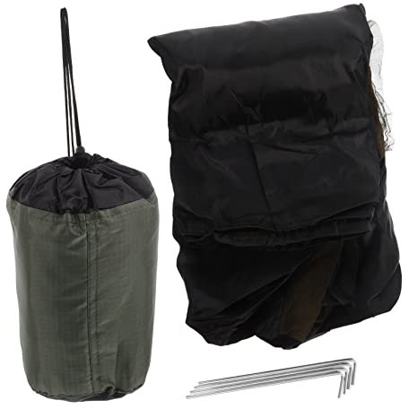 RORPOIR Red para Tienda De Campaña Resistente Mosquitera Individual Puerta Cremallera Red Triangular Oxford Efectiva contra El Sol y La Humedad