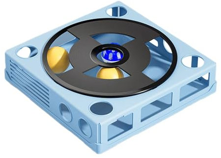 Ungtyb Phonograph Puzzle Toy, Interactive Cat Puzzle Game, Sturdy Cat Food Maze, Lightweight Adorable Strategy, Turntable Track Box for Cats, Kittens, Indoor, Home, 25x25x6cm